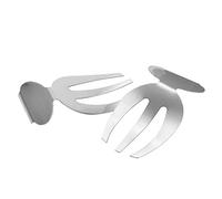 NICERAM Ensalada | 2 Paquetes Utensilios Antideslizantes Acero Inoxidable para Servir ensaladas,Pinzas para Servir Alimentos para Servir y Mezclar ensaladas, pastas, Frutas, Pasteles