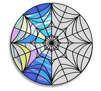 NICERAM Etiqueta Addams, Etiqueta engomada Impermeable la Tela araña la Personalidad Accesorios la Etiqueta engomada del Ordenador portátil del Coche Cuaderno la Ventana