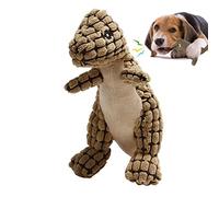 NICERAM Perro Dinosaurio chirriante | Juguete chirriante para Perro Dinosaurio Peluche para Perro - Juguetes para Cachorros, Divertidos Juguetes para Perros chirriantes, Juguetes