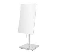 Nicesail Espejos de Aumento para Baño 3X Espejo Maquillaje Cromo Espejo Sobremesa Rectangular Espejos para Maquillaje,Afeitar,Hotel