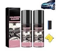 Nicetopu Car Cleaner, 2025 New Polishing Cleaner Car Interior, Nicetopu Cars Interior Spray, 100 Ml Polishing Kit for Vehicle, All Purpose Vehicle Cleaners Detailer Spray,for Seats (2pcs)