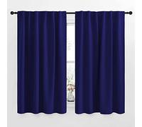 NICETOWN - Cortina Opacas, con Dobladillo Trasero para Barra, Color Liso