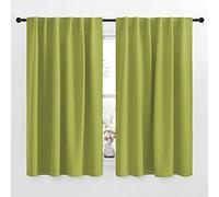 NICETOWN - Cortina Opacas, con Dobladillo Trasero para Barra, Color Liso