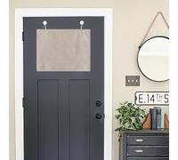 NICETOWN Cortinas pequeñas para cámper, RV, Cortinas Opacas para Puerta Delantera Francesa para privacidad asegurada, pequeña Sombra de Bloqueo para Puerta Lateral de Cristal de Patio, Angora, 24