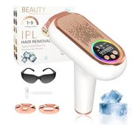 NICEWIN IPL Depilación con función de congelación - Dispositivo IPL sin dolor con 3 modos (HR/SC/RA), 9 niveles de energía, 999.999 pulsos de luz para hombres y mujeres - Ideal para cara, bikini