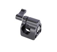 NICEYRIG Abrazadera de Barra de localización de 15 mm con Orificio de localización de 3/8 a 16 para ARRI, Sistema de Soporte de Varillas de 15 mm, Soporte de micrófono EVF