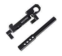 NICEYRIG Abrazadera de varilla de 15 mm, rosca M12 de 15 mm a 12 mm, abrazadera DJI Follow Focus con agujero de localización Ar ri de 1/4-20 pulgadas para DJI Ronin-S / RS2 / RS3 / RS3Pro / RS4