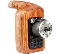 NICEYRIG Mango de Madera Grip con ARRI Rosette para Sony Nikon Canon Jaula Soporte de Hombro para cámara de cardán, dji Ronin (Izquierda)