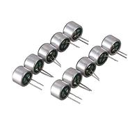 Nicfaky 10 unidades 9,7 mm x 7 mm 2 Pin MIC Capsule Electret Condensador Micrófono