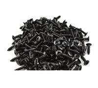 Nicfaky 100pcs Negro Guitarra Golpeador Tornillos Para Strat/Tele Guitarra Eléctrica