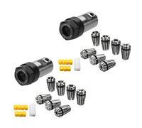 Nicfaky 14 unidades ER11 1-7 mm tensores con ER11A 5 mm soporte del eje del motor barra de extensión