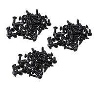 Nicfaky 150 tornillos de guitarra para golpeador, color negro