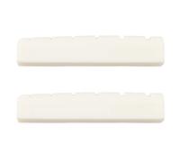 Nicfaky 2 puentes para guitarra de hueso, marfil, hueso, tuerca, sillines acústicos