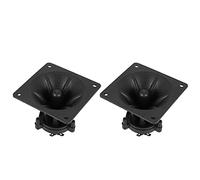 Nicfaky 2Pcs Tweeters Tweeter Piezoeléctrico Altoparlante Zumbador de Cerámica Agudos Altavoz de Audio Cuadrado