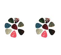 Nicfaky 40 púas finas para guitarra de 0,46 mm, color aleatorio