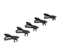 Nicfaky 5 piezas de micrófono de solapa tipo C para micrófonos de solapa de micrófono para clips de cuello para micrófonos de condensador