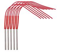 Nicfaky 5 Piezas Elementos Calefactores de Cartucho EléCtrico 220 V 6Mm DiáMetro de Tubo Elementos Calefactores Tubulares de Acero Inoxidable Potencia 120 W