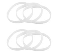 Nicfaky 6 piezas de sello de goma de repuesto compatible con 6/7 aletas batidora batidora (Ø 10 cm)