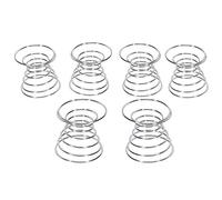 Nicfaky 6 Piezas Fábrica de Apoyo Airplant Recipiente Titular Tillandsia Fábrica de Acero Inoxidable Presentadores Base De Piña