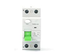 Nicfaky AC 2P 6KA RCCB RCD 230V Disyuntor de Corriente Residual Disyuntor Diferencial Interruptor de Seguridad TORD4-63, 2P 16A 10MA