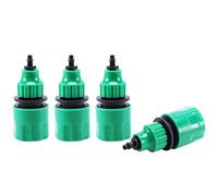 Nicfaky Adaptador de manguera de jardín Adaptador unidireccional para conector de 4 paquetes
