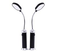 Nicfaky Barbacoa Light Base MagnéTica Super- Led BBQ Lights - Cuello de Cisne Flexible de 360 Grados, Resistente la Intemperie - Paquete de 2