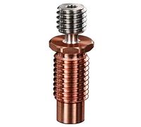 Nicfaky - Boquilla de impresora 3D bimetal, color titanio y cobre para calefacción Hotend V6 V6