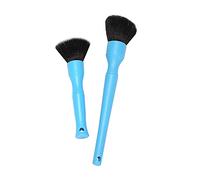 Nicfaky Busto supersuave, cepillo, cepillo de limpieza, cepillo de sombra de ojos, conjunto de cepillos de belleza, cepillo interior, color azul.