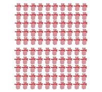 Nicfaky Caja de 100 piezas con 100 cuerdas, cajas de de Navidad, bolsas de embalaje de papel para galletas, bolsa de de boda