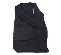 Nicfaky Chaleco Acolchado Protector de Costilla para Hombre Camisa de CompresióN Chaleco de Entrenamiento 3 Almohadillas para FúTbol FúTbol Baloncesto Equipo de ProteccióN L