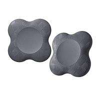 Nicfaky Cojín para rodilla portátil de 2 piezas para yoga, rodillera extra gruesa antideslizante para rodillas, muñecas y