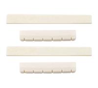 Nicfaky de 2 piezas de guitarra de 6 cuerdas para guitarra clásica, puente de hueso y tuerca