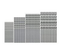 Nicfaky de 40 helicoidales de titanio, métricas de cobalto de 0,5 mm a 2,0 mm para metal, juegos de acero inoxidable pequeña broca