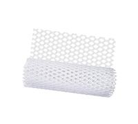 Nicfaky de alambre de plástico reutilizable para pollo, ligera, duradera, hexagonal, proyectos de bricolaje, jardín, patio (blanco)