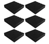Nicfaky Esponja de protección acústica de 6 piezas, espuma acústica, tratamiento de absorción de sonido para interiores y salas de piano