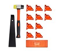 Nicfaky Herramientas para suelos laminados, kit de instalación para suelos laminados, herramientas de montaje para suelo de martillo