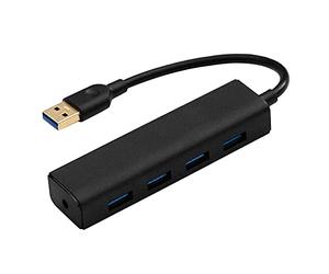 Nicfaky Hub USB a 4 puertos USB 3.0 5 Gbps adaptador de concentrador portátil para Pro Mini/Pro Pro PC portátil