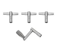 Nicfaky Juego de 4 llaves de afinación de tambor con botón de movimiento continuo para instrumentos de percusión para bateristas