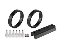 Nicfaky Kit de anillos de guía para tubo telescópico de diámetro o buscadores de 43 mm a 70 mm para astrofotografía