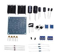 Nicfaky LM317 LM337 Kit de bricolaje de placa de fuente de alimentación ajustable de doble potencia positiva y negativa