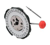 Nicfaky MIYOTA 2115 - Reloj de repuesto para reparación de movimiento de cuarzo, fecha a las 3 para relojes de hombre, y negro.