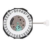 Nicfaky Movimiento de Reloj, Movimiento de Tres Manos Movimiento de Reloj de Cuarzo, SL28 para Accesorios de Reparación de Reloj (Calendario único)