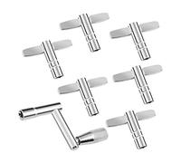 Nicfaky Paquete de 7 llaves de tambor, llave de afinación de tambor, llave de velocidad de movimiento continuo, 6 llaves de tambor tipo T y 1 llave de tambor tipo Z