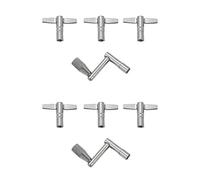 Nicfaky Paquete de 8 llaves de afinación de tambor con velocidad de movimiento continuo, piezas de instrumentos de percusión para bateristas