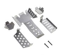 Nicfaky Placa de Deslizamiento Protectora Eje de la Armadura Chasis de Acero Inoxidable para Vanquish VS4-10 Phoenix VS410 Piezas de Mejora Coche Trepador de Control Remoto