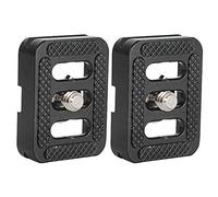 Nicfaky - Placa de liberación para trípode, con rótulas C-10, C-10X, E-10, E-20 y para kits de trípode, seria 3T-35R / T005, 2 unidades