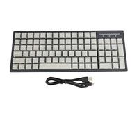 Nicfaky Teclado industrial en para computadora portátil USB media tapa teclado cable pequeño teclado industrial