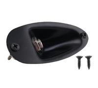 Nicfaky Tipo negro 1/4 guitarra adaptador salida enchufe hembra para guitarra