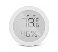 Nicfaky Tuya ZigBee Sensor de temperatura y humedad pantalla LCD Termómetro higrómetro interior Control de inteligente