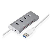 Nicfaky USB 3.0 HUB 4 puertos + 3 puertos 2.4 A puerto de carga rápida 7 puertos Hub